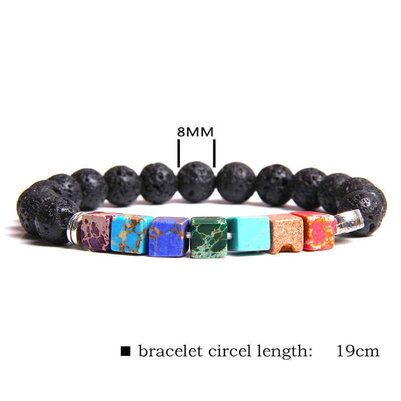 Natural Stone Bead Bracelet Men&