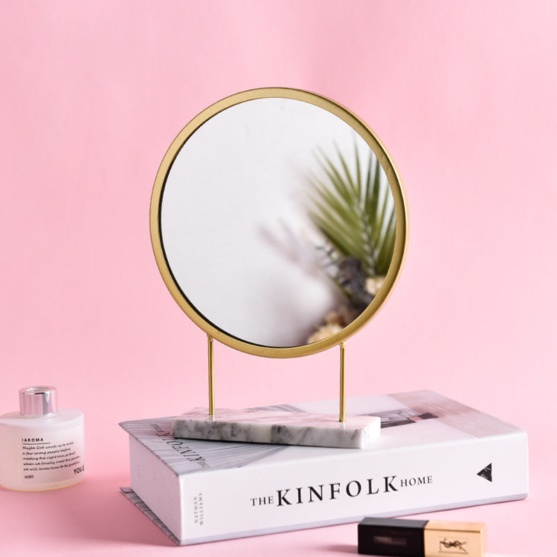 Marble vanity mirror