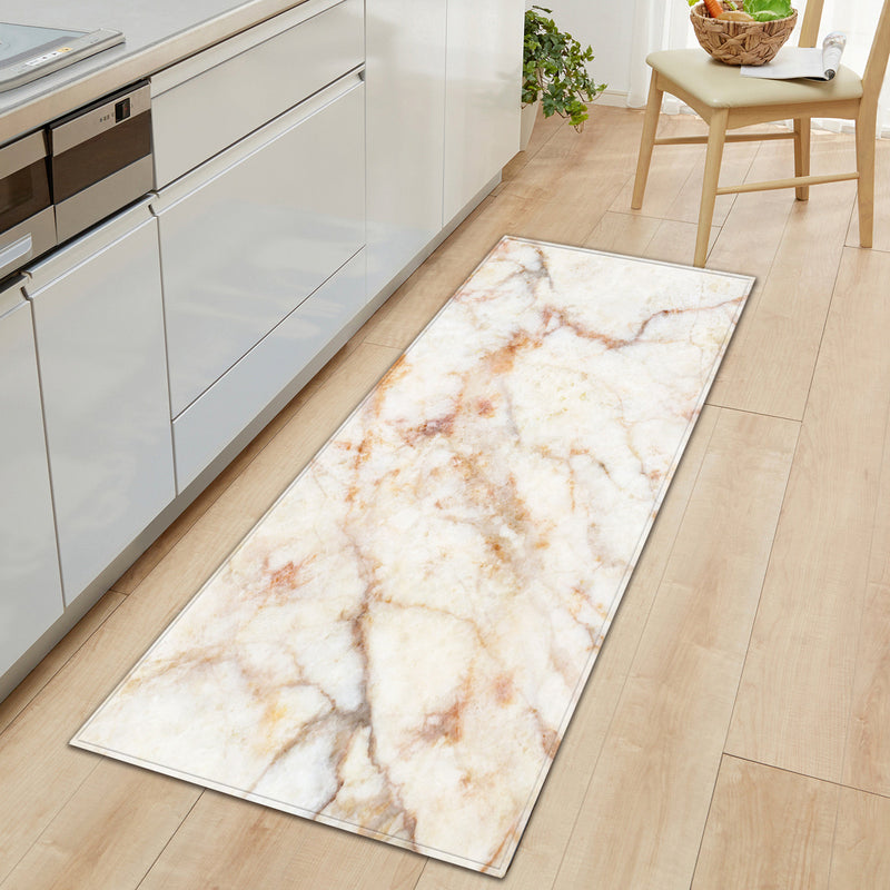 Marble strip floor mat