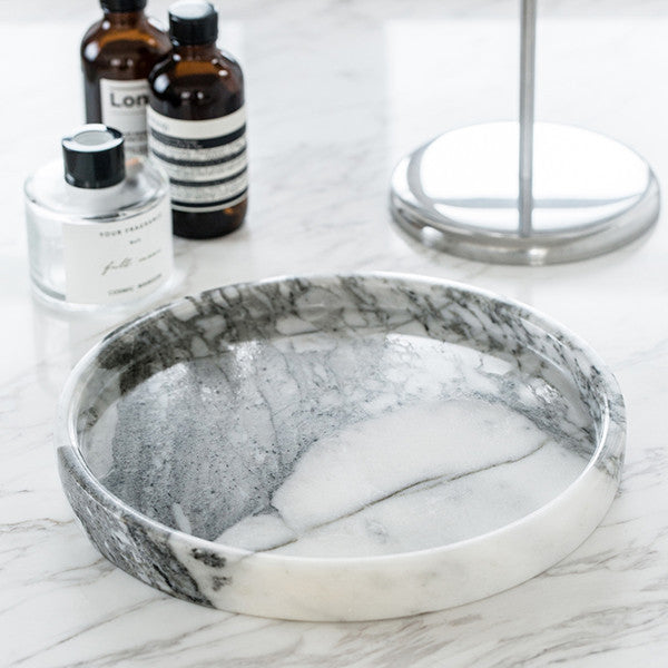 Ins Nordic Style Natural Marble Tray