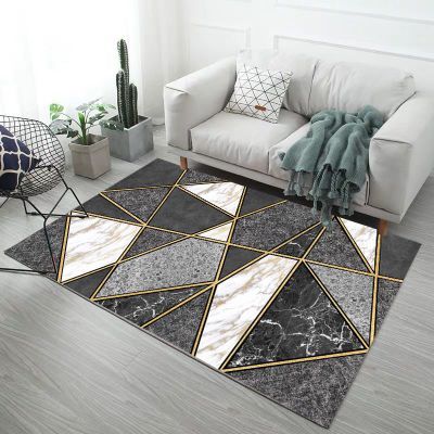 Nordic Marble Pattern Living Room Sofa Rug