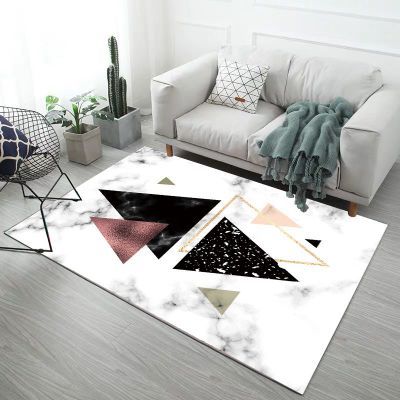 Nordic Marble Pattern Living Room Sofa Rug