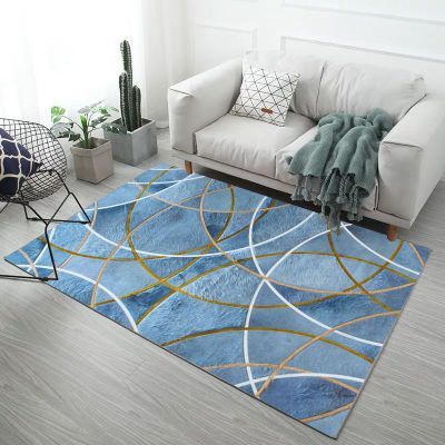 Nordic Marble Pattern Living Room Sofa Rug