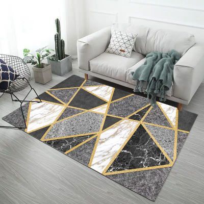 Nordic Marble Pattern Living Room Sofa Rug