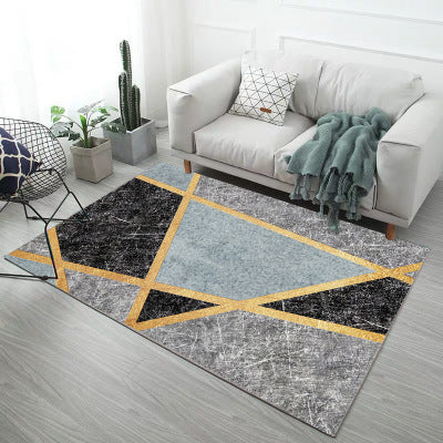 Nordic Marble Pattern Living Room Sofa Rug