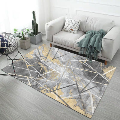 Nordic Marble Pattern Living Room Sofa Rug