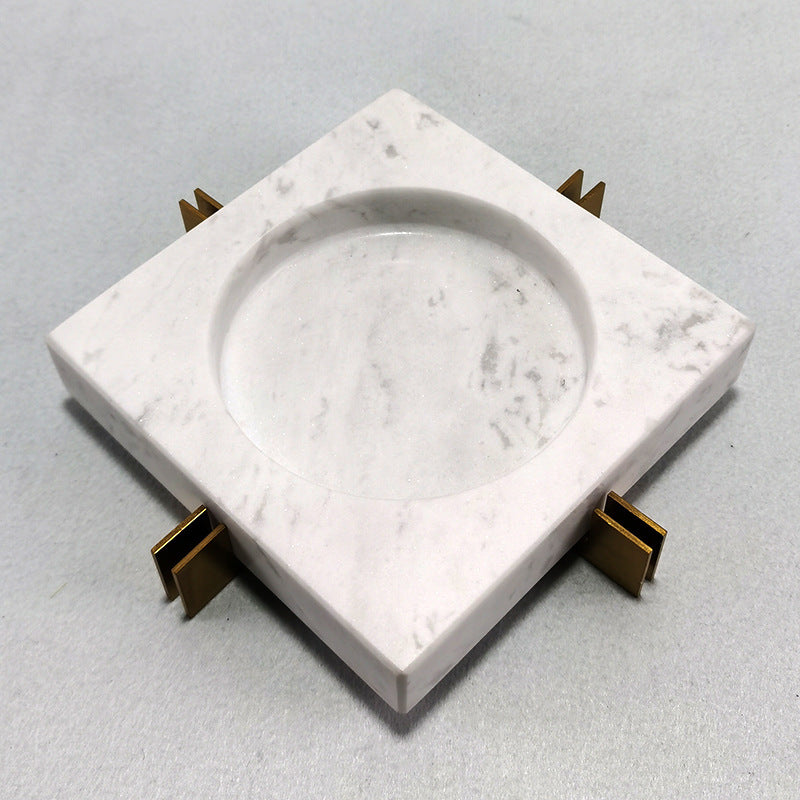 Home Practical Simple Modern Marble Ashtray