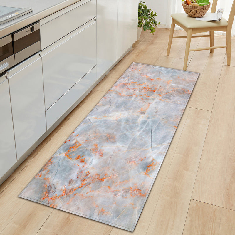 Marble strip floor mat