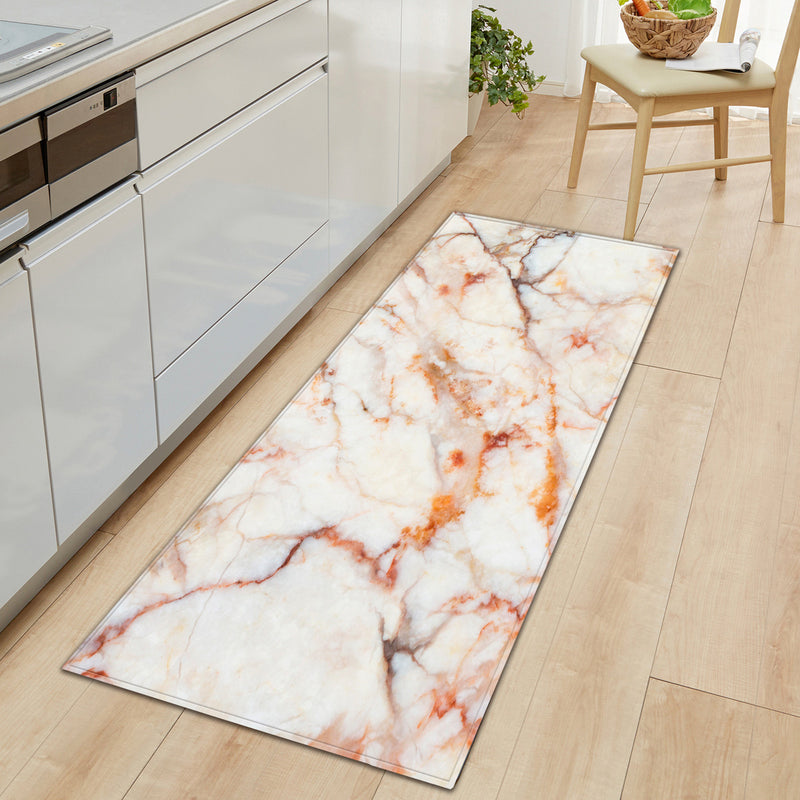 Marble strip floor mat