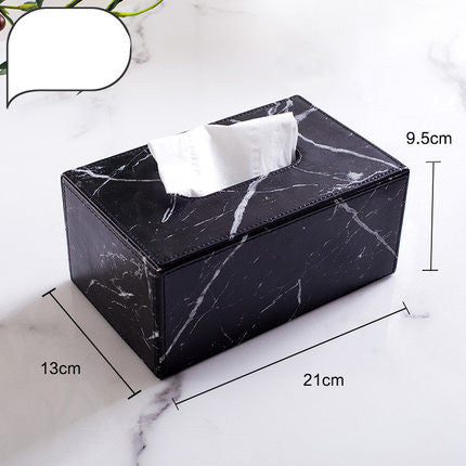 Marble pattern storage box