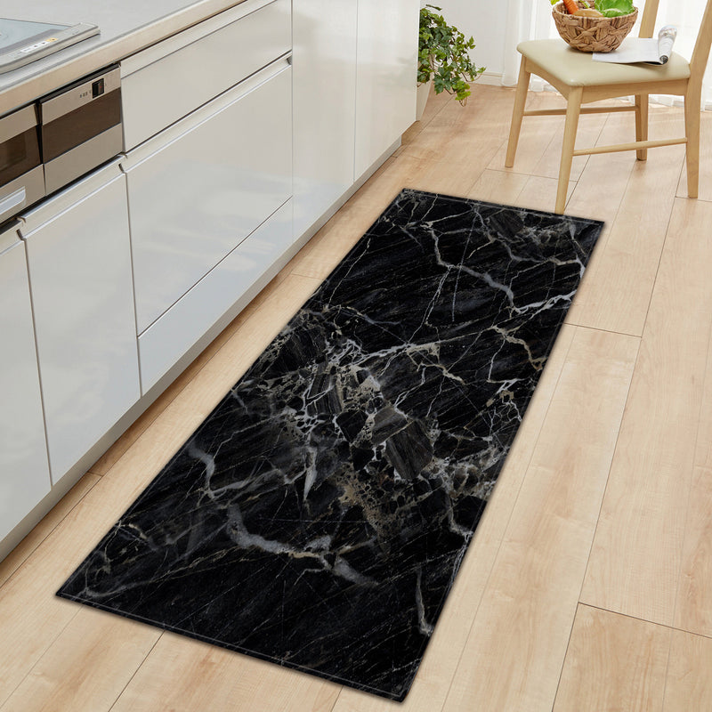 Marble strip floor mat