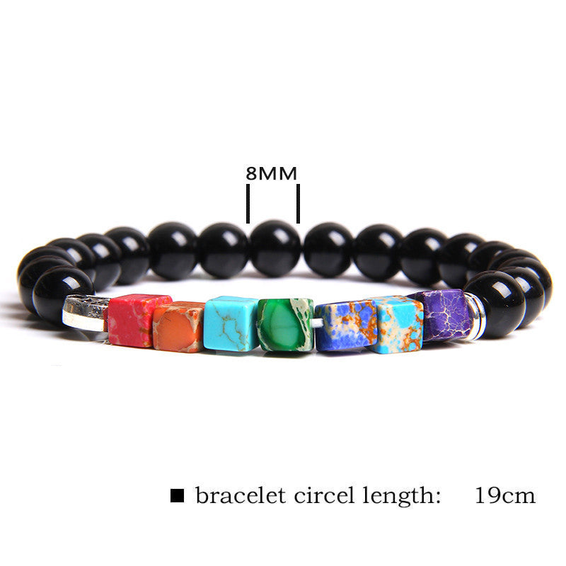 Natural Stone Bead Bracelet Men&