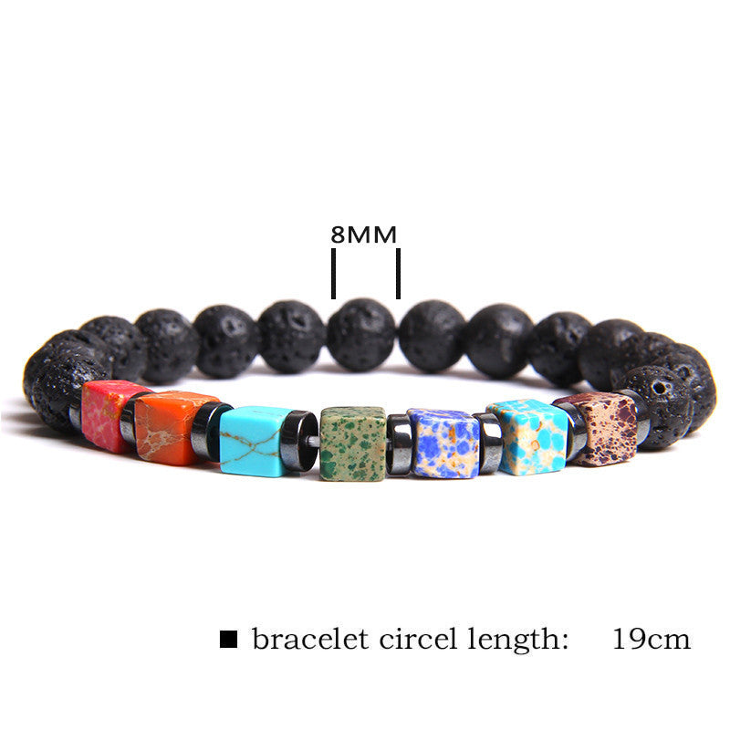 Natural Stone Bead Bracelet Men&