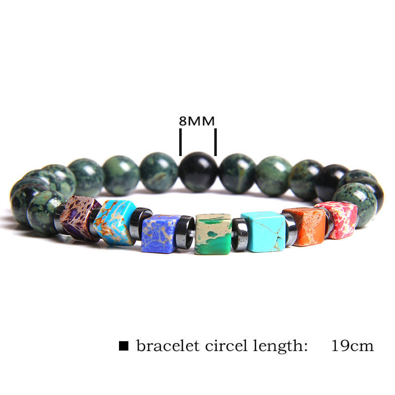 Natural Stone Bead Bracelet Men&