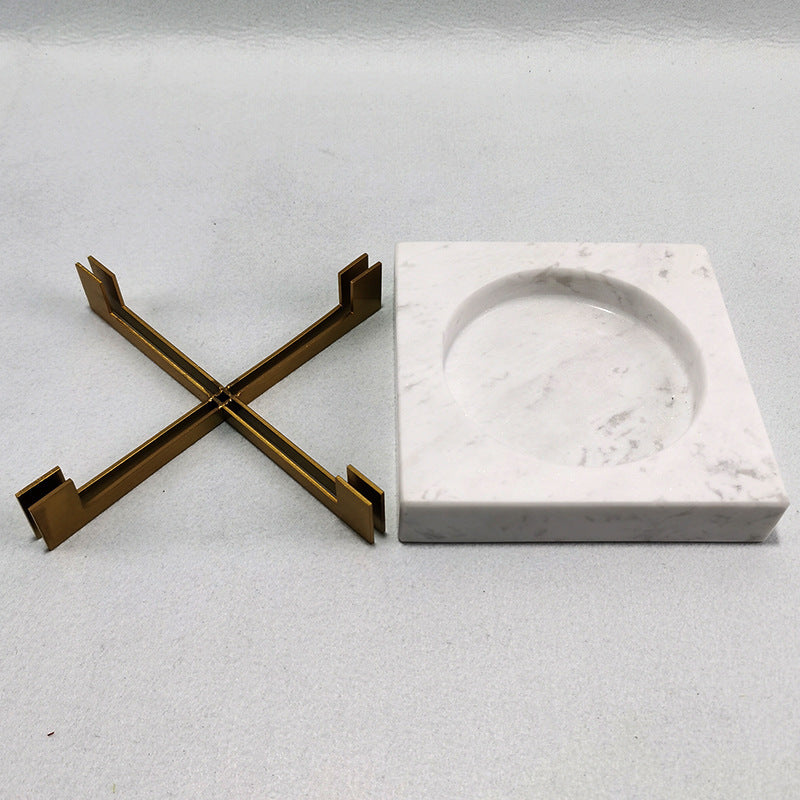 Home Practical Simple Modern Marble Ashtray