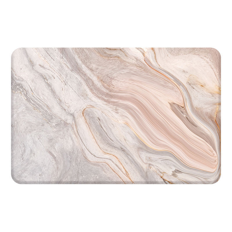 Marble Bathroom Super Absorbent Floor Mats