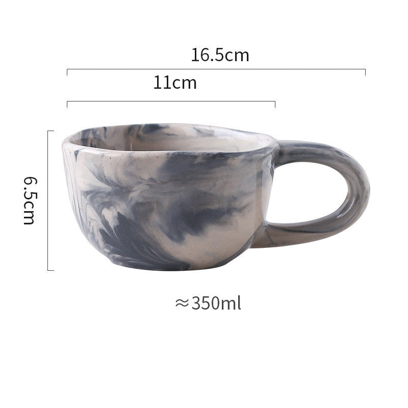 New Style Irregular Marble Breakfast Cup