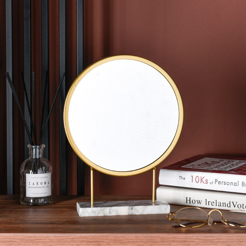 Marble vanity mirror