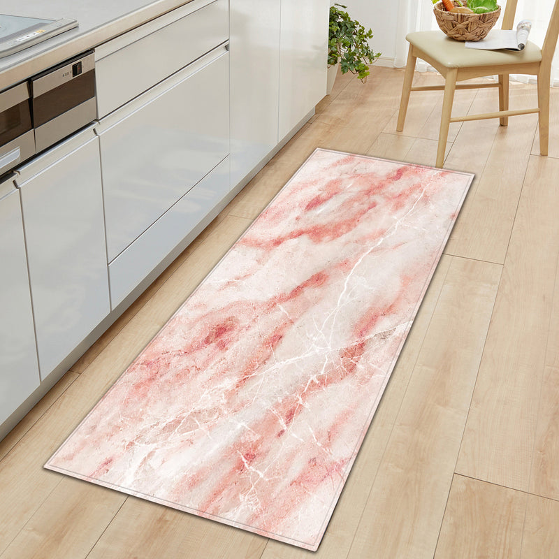 Marble strip floor mat