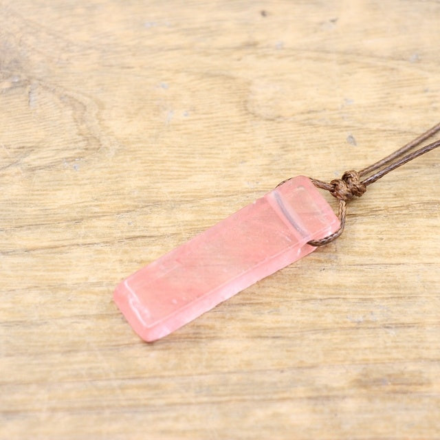 Healing Crystal Natural Stone Slice Pendants Necklace