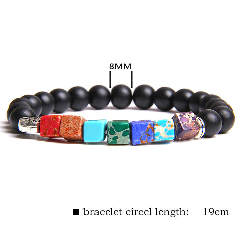 Natural Stone Bead Bracelet Men&