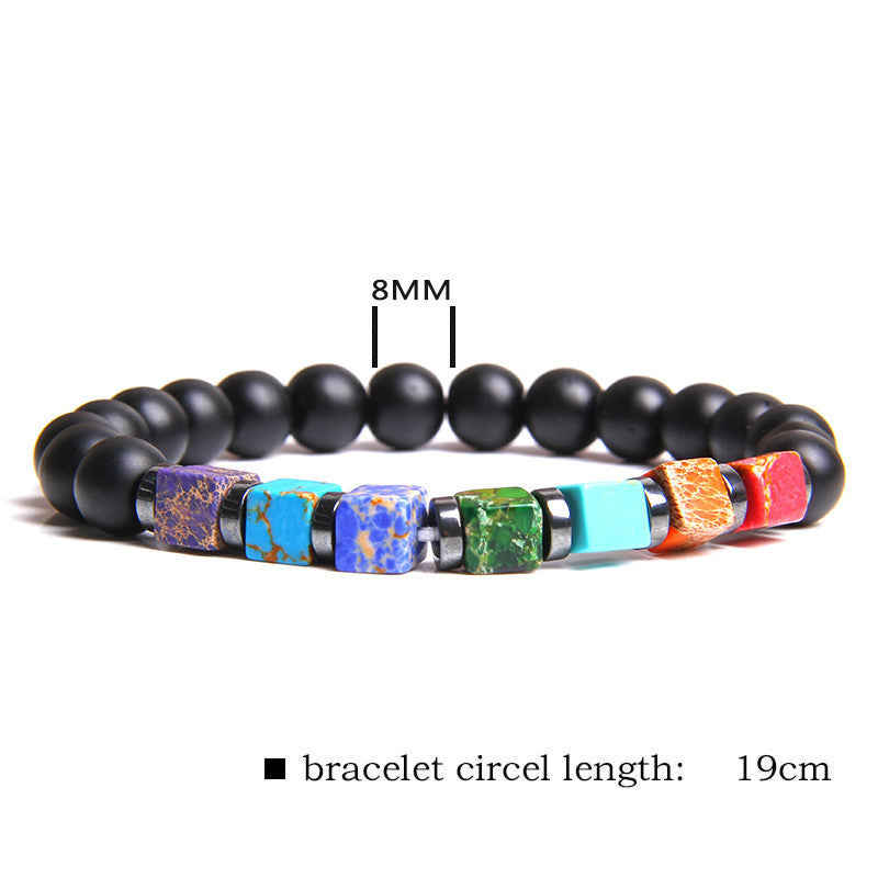 Natural Stone Bead Bracelet Men&